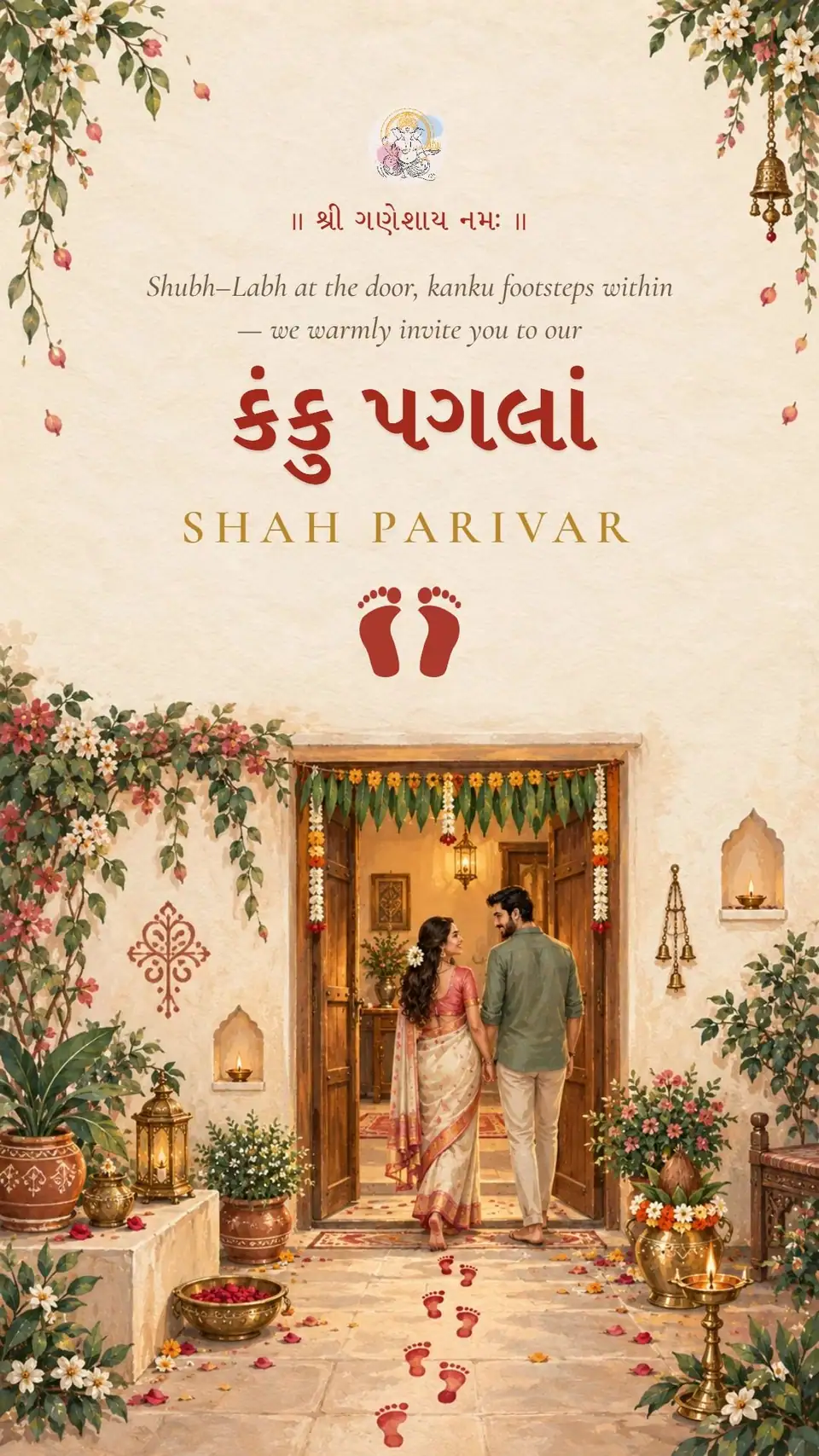 Kanku Pagla Invitation — digital invitation card