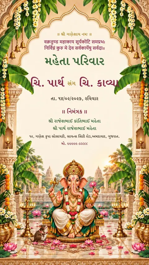 Traditional Wedding Invitation — wedding invitation card
